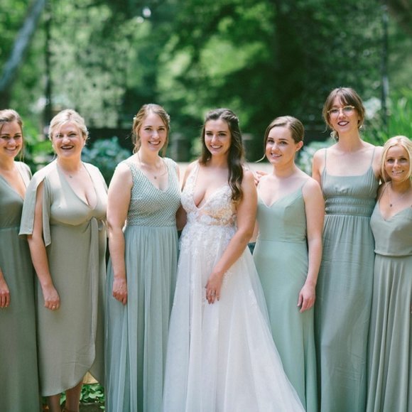 Sage Bridesmaid Dress - Picture 6 of 6